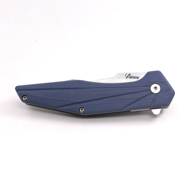 D2 Satin Blade G10 Handle pocket knife