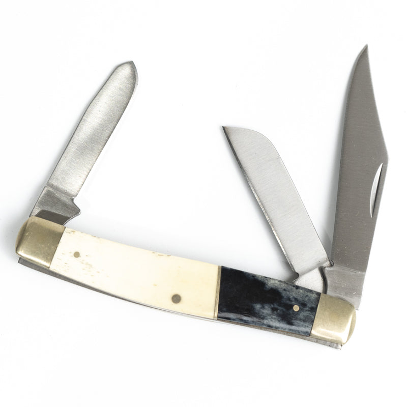A3312 White Bone Stockman Pocket Knife