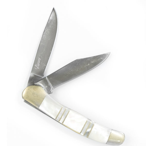 Abalone Pearl Pocket Hunter Knife