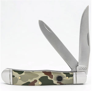 Camouflage print Trapper Pocket Knife