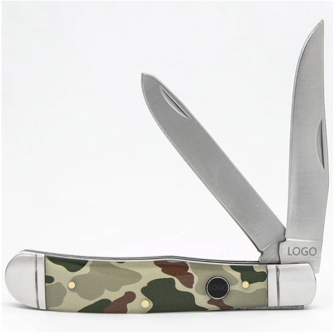 Camouflage print Trapper Pocket Knife