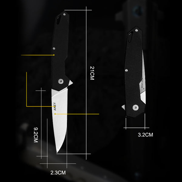 Line lock G10 folding knife