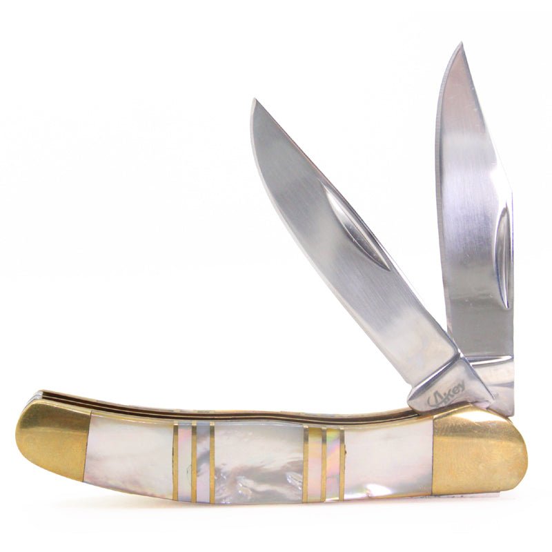 Abalone Pearl Pocket Hunter Knife