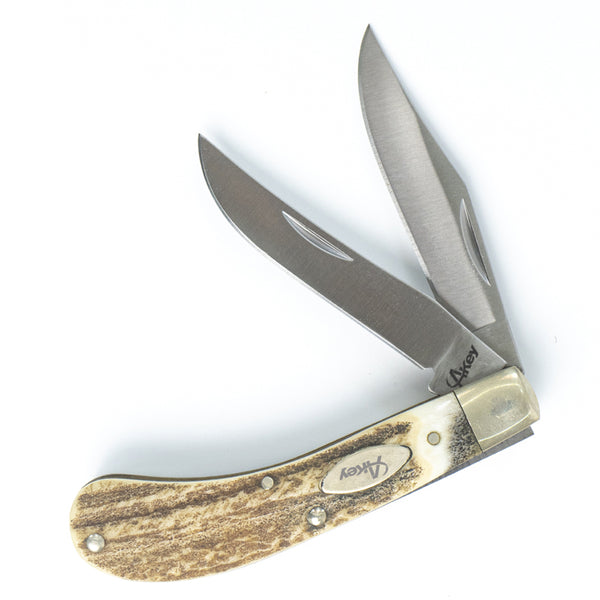 Genuine Stag Pocket Hunter Folding Knife