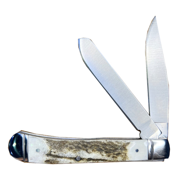 Genuine Stag Trapper Folding Knife